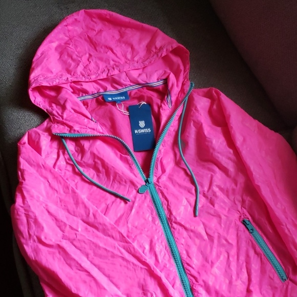 K-Swiss Jackets & Blazers - 🎉HP💕K-Swiss bright pink lightweight track jacket
